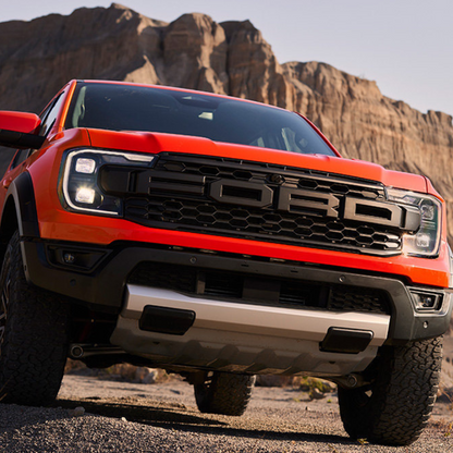 GRADE RAPTOR DIANTEIRA COM LED BRANCO PARA FORD RANGER 2024 +