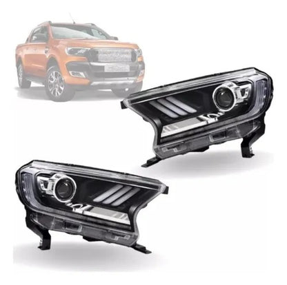 PAR FAROL MUSTANG FULL LED RANGER T8 2017 À 2021