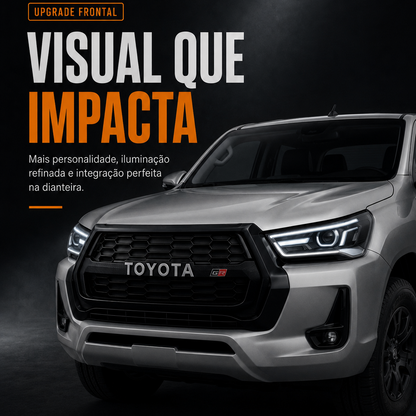 GRADE DIANTEIRA MODELO GR PARA TOYOTA HILUX 2021 a 2026
