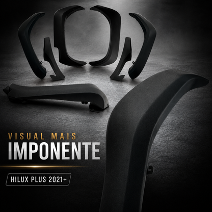 KIT ALARGADOR PARALAMA HILUX PLUS PARA TOYOTA HILUX 2021+