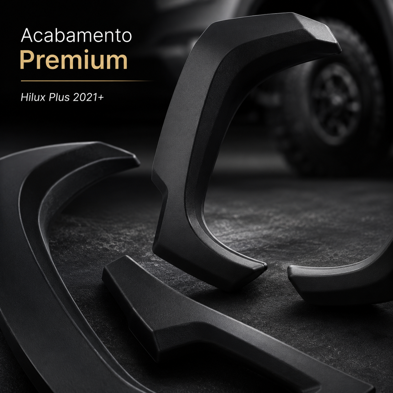 KIT ALARGADOR PARALAMA HILUX PLUS PARA TOYOTA HILUX 2021+